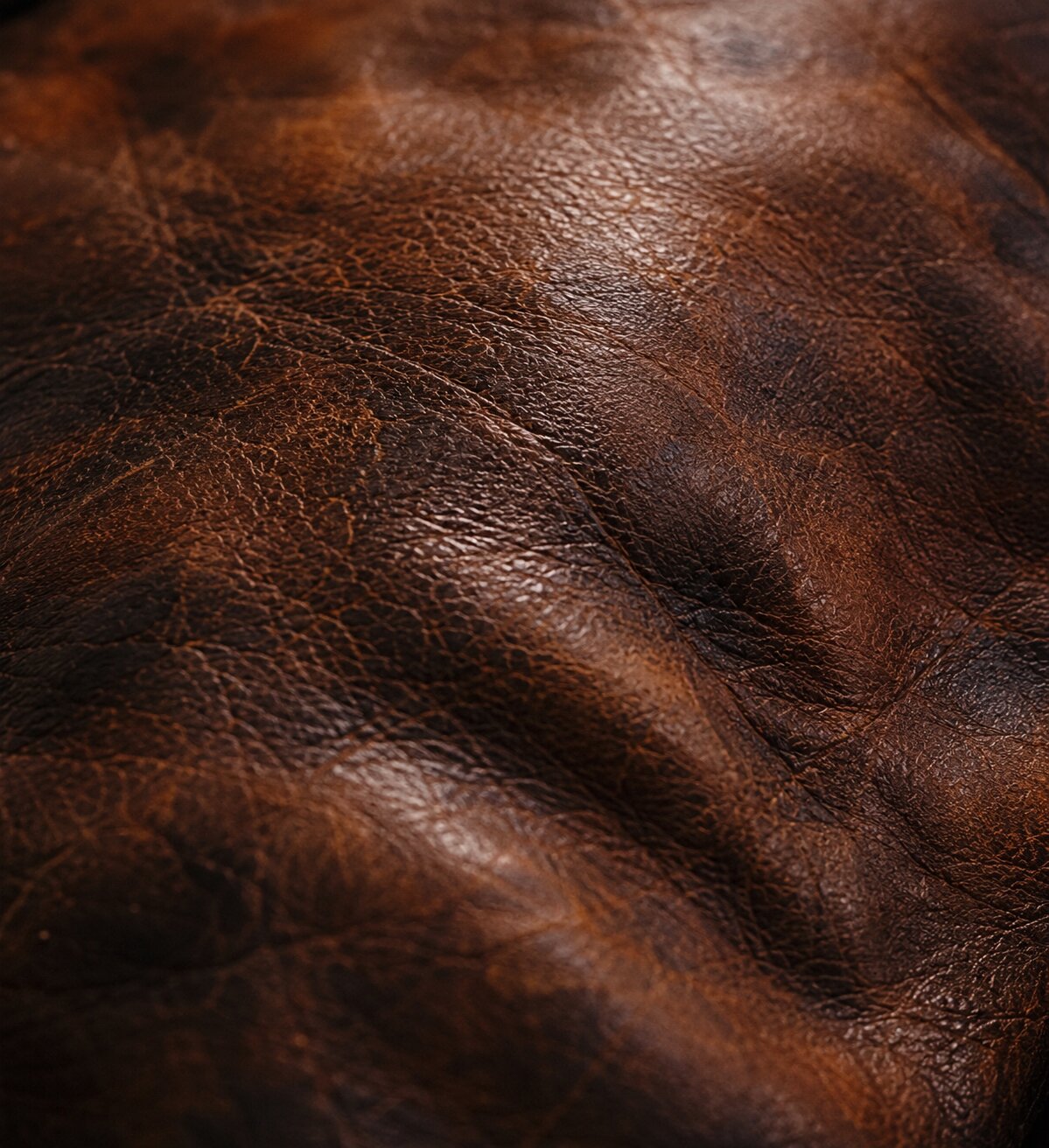 Leather patina over time